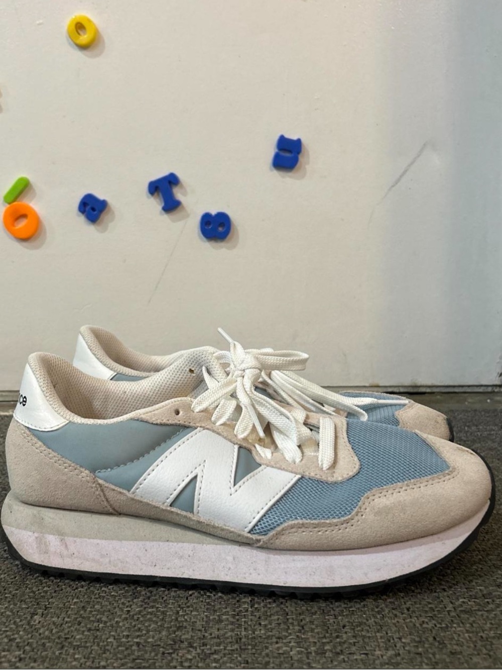 New Balance 237 Blue and White Women's Sneakers